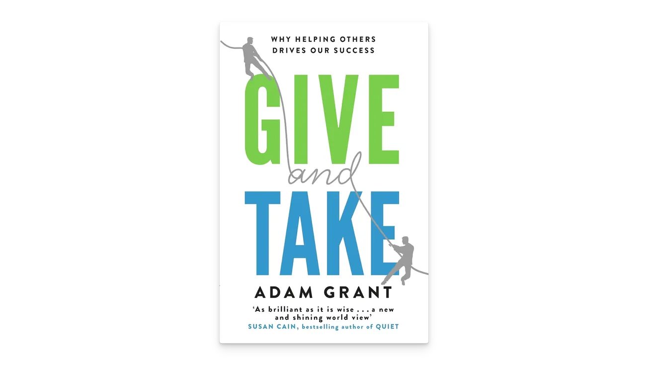 Give and Take Book Cover Summary